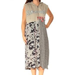 Free People | Dress Me Up Hooded Zip Up Duster Small